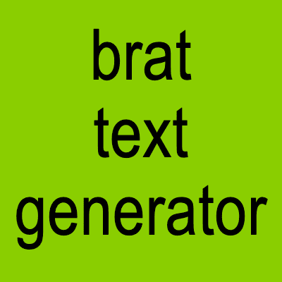 Brat Text Generator logo