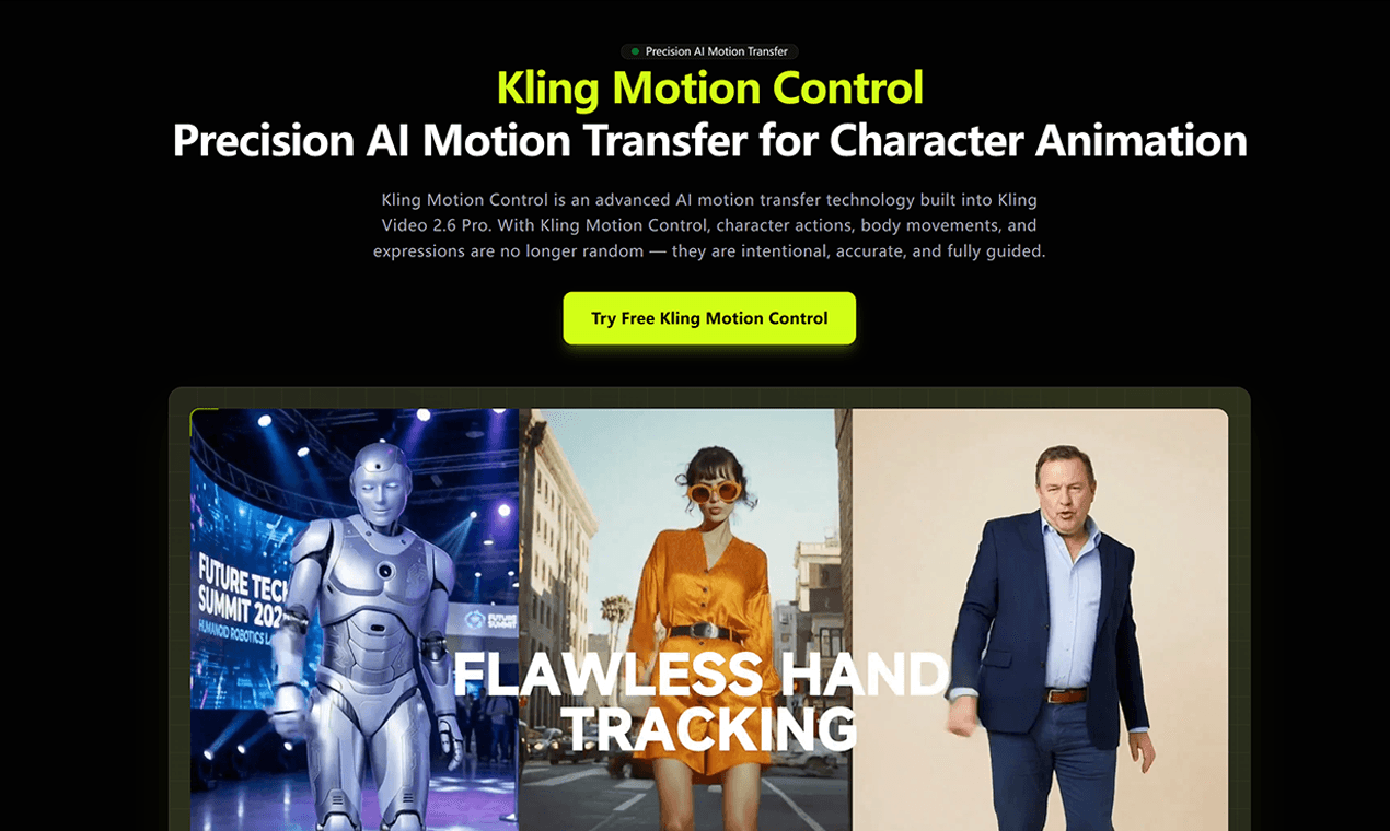 Kling Motion Control - Product Image