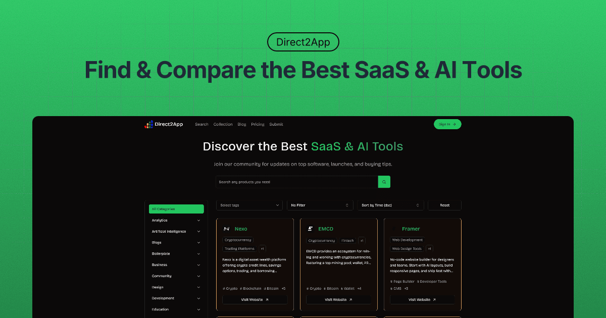 Direct2App Review: A Decentralized Way to Find and Choose Software for Technical Teams