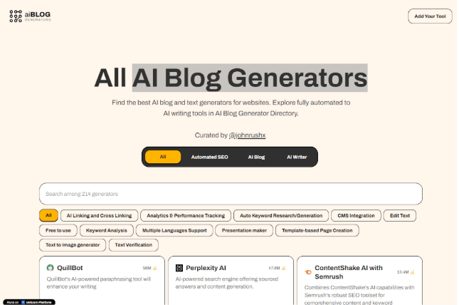 AI Blog Generators - Product Image