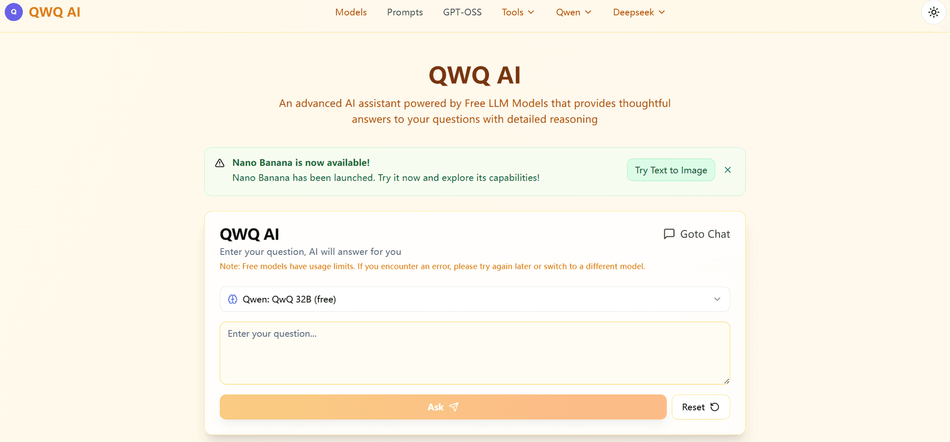 QWQ AI - Product Image