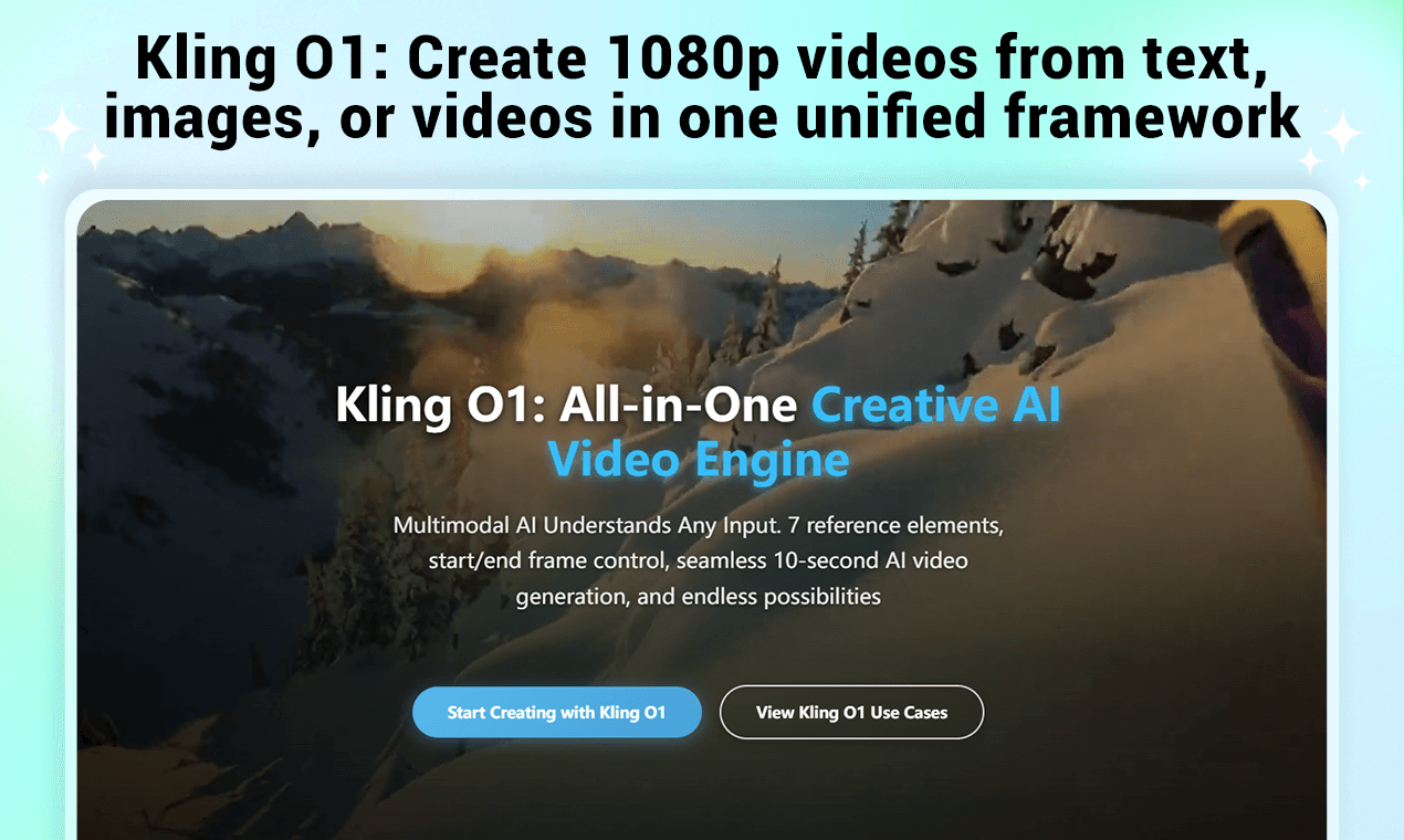 Kling O1 - Product Image