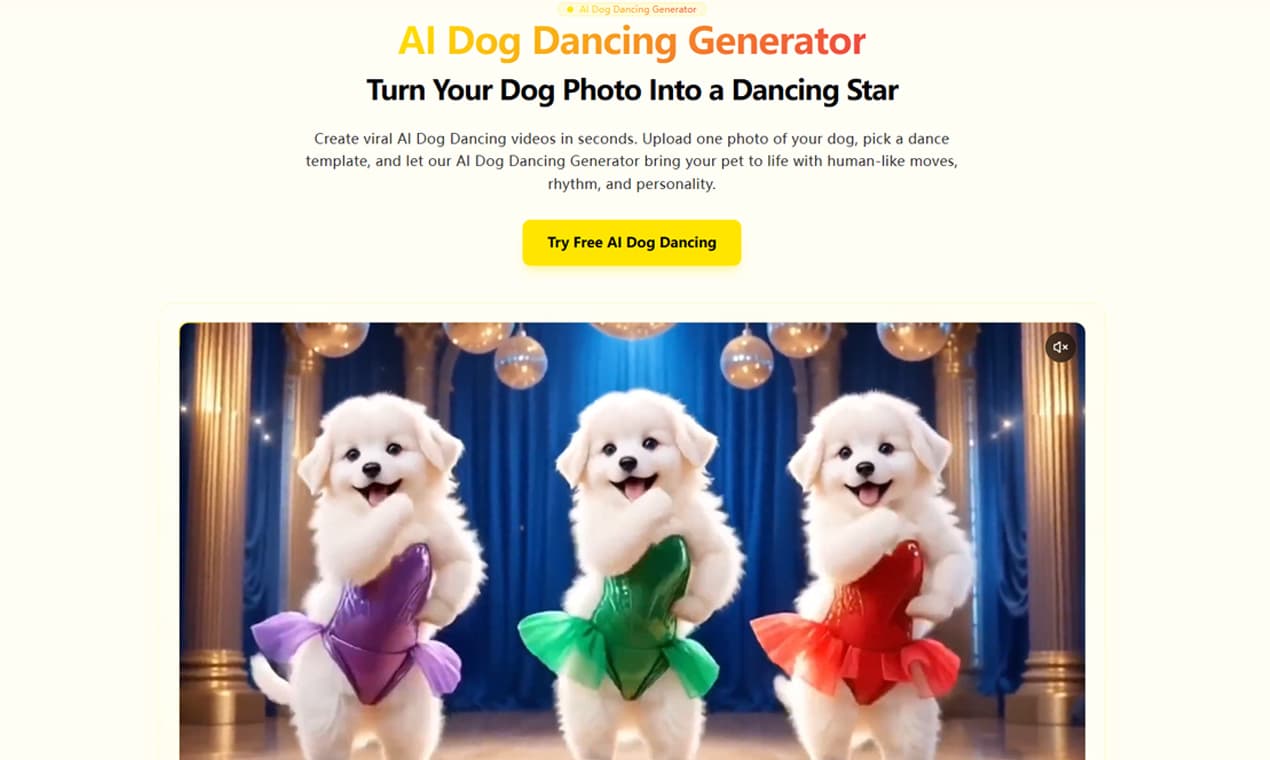 AI Dog Dancing Generator - Product Image