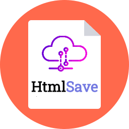 HTML Save logo