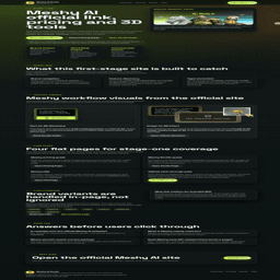 Meshy AI Official Link logo