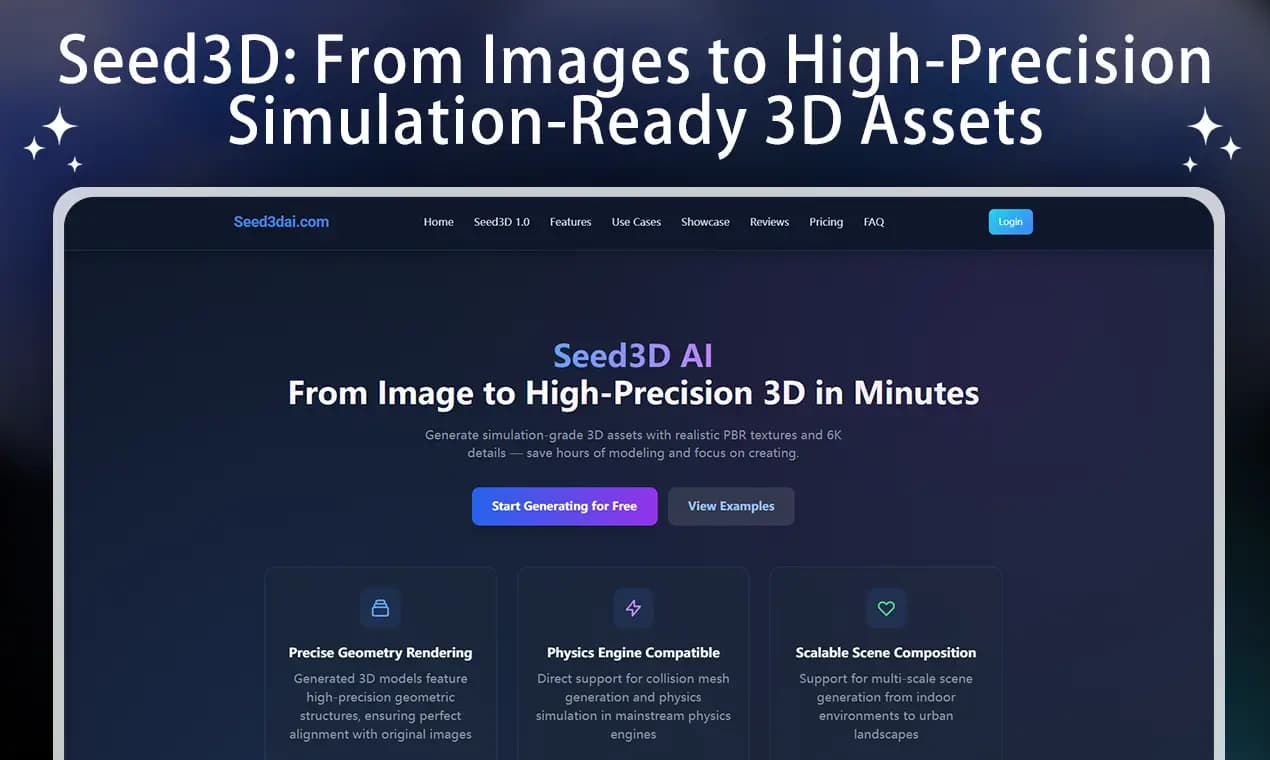 Seed3D 2.0 - Product Image