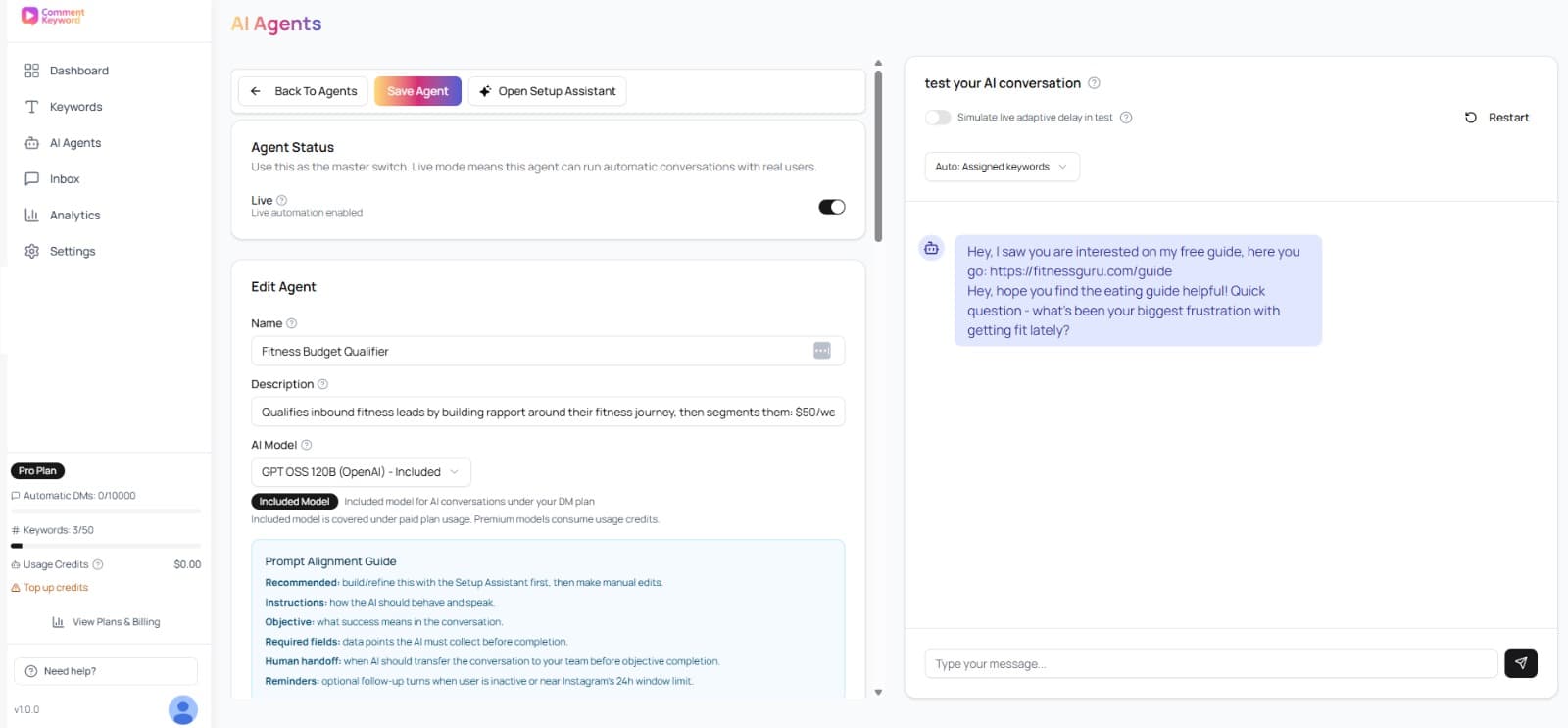CommentKeyword - Product Image