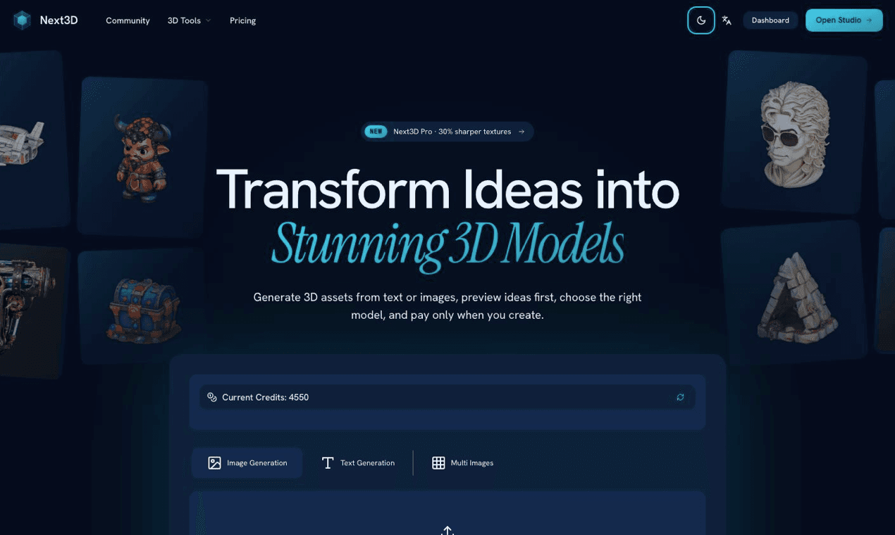 Next3D AI 3D Model Generator - Product Image
