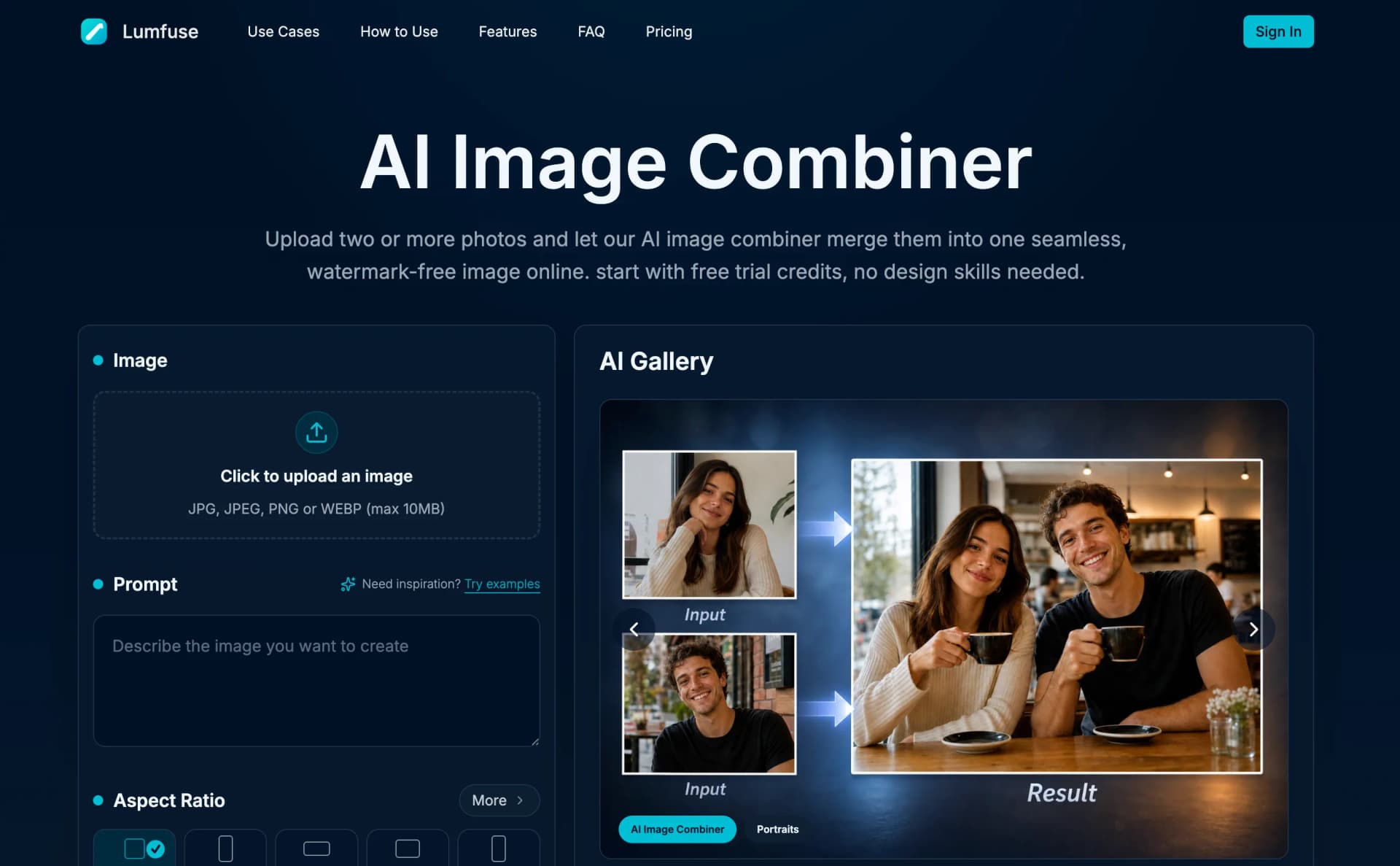 AI Image Combiner - Product Image