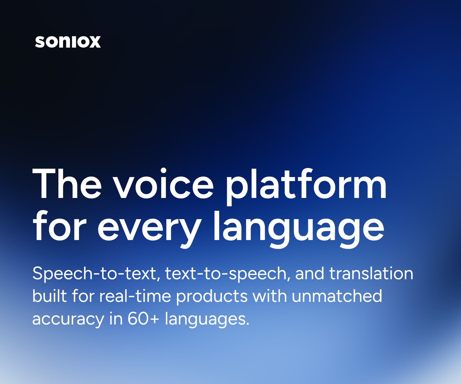 Soniox - Product Image
