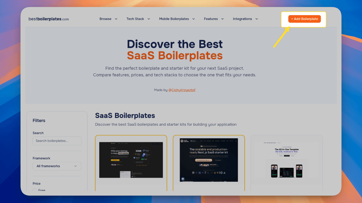 Best Boilerplates - Product Image