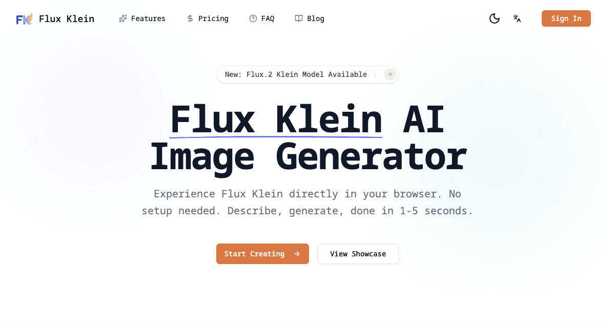 Flux Klein Studio - AI Image Generator - Product Image