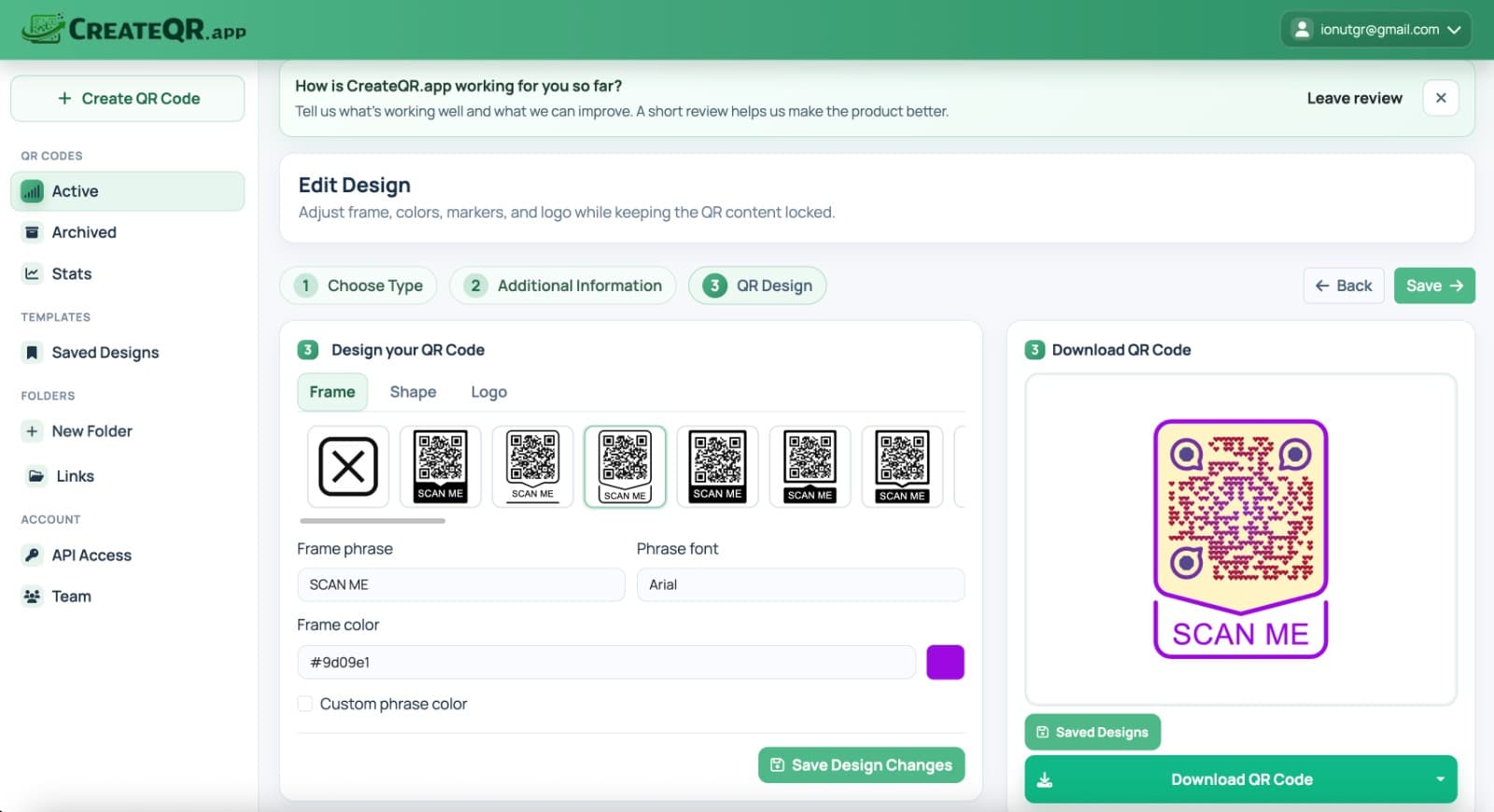 : CreateQR - Product Image