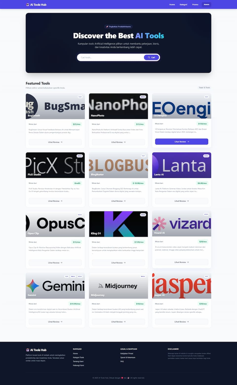 AI Tools Hub - Product Image