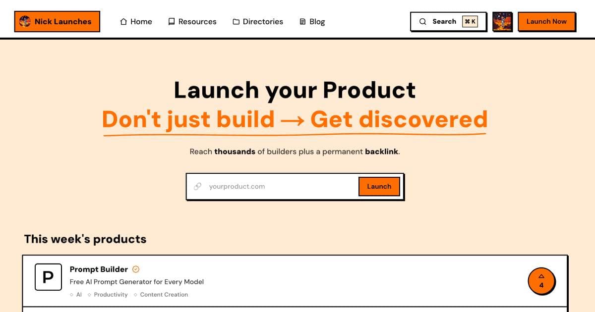 Nick Launches Review: A Product Hunt Alternative for Founders Who Want Lasting Visibility