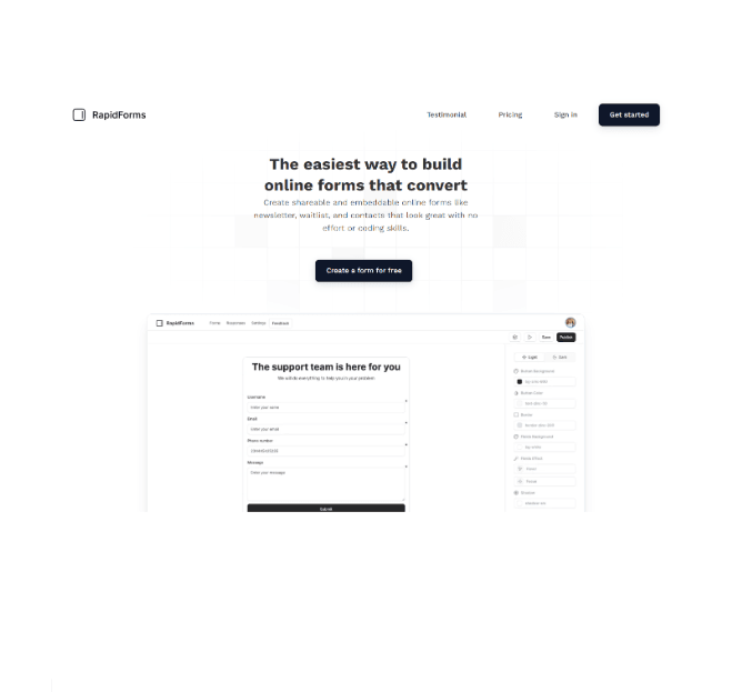 RapidForms - Product Image