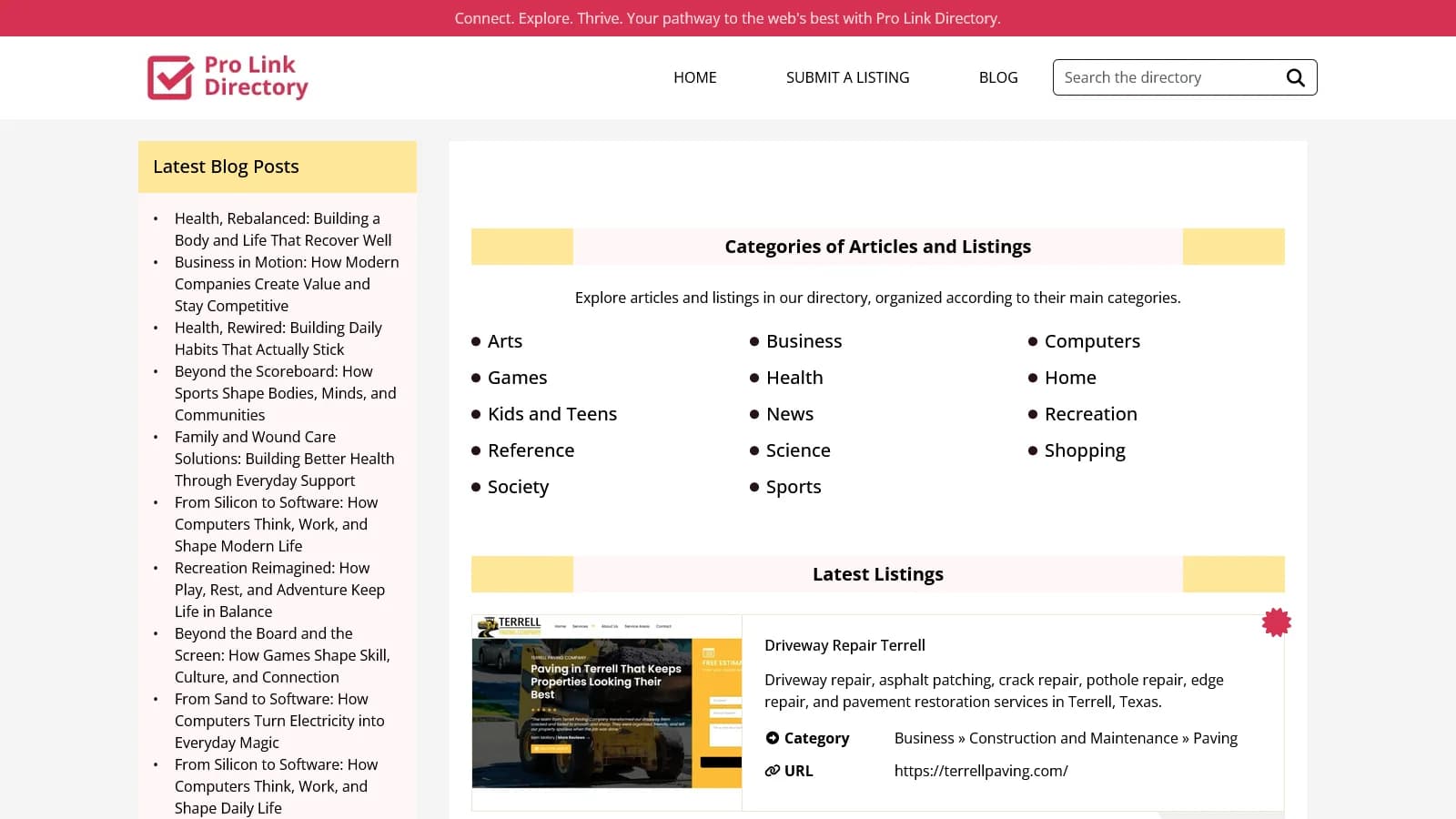 Pro Link Directory - Product Image