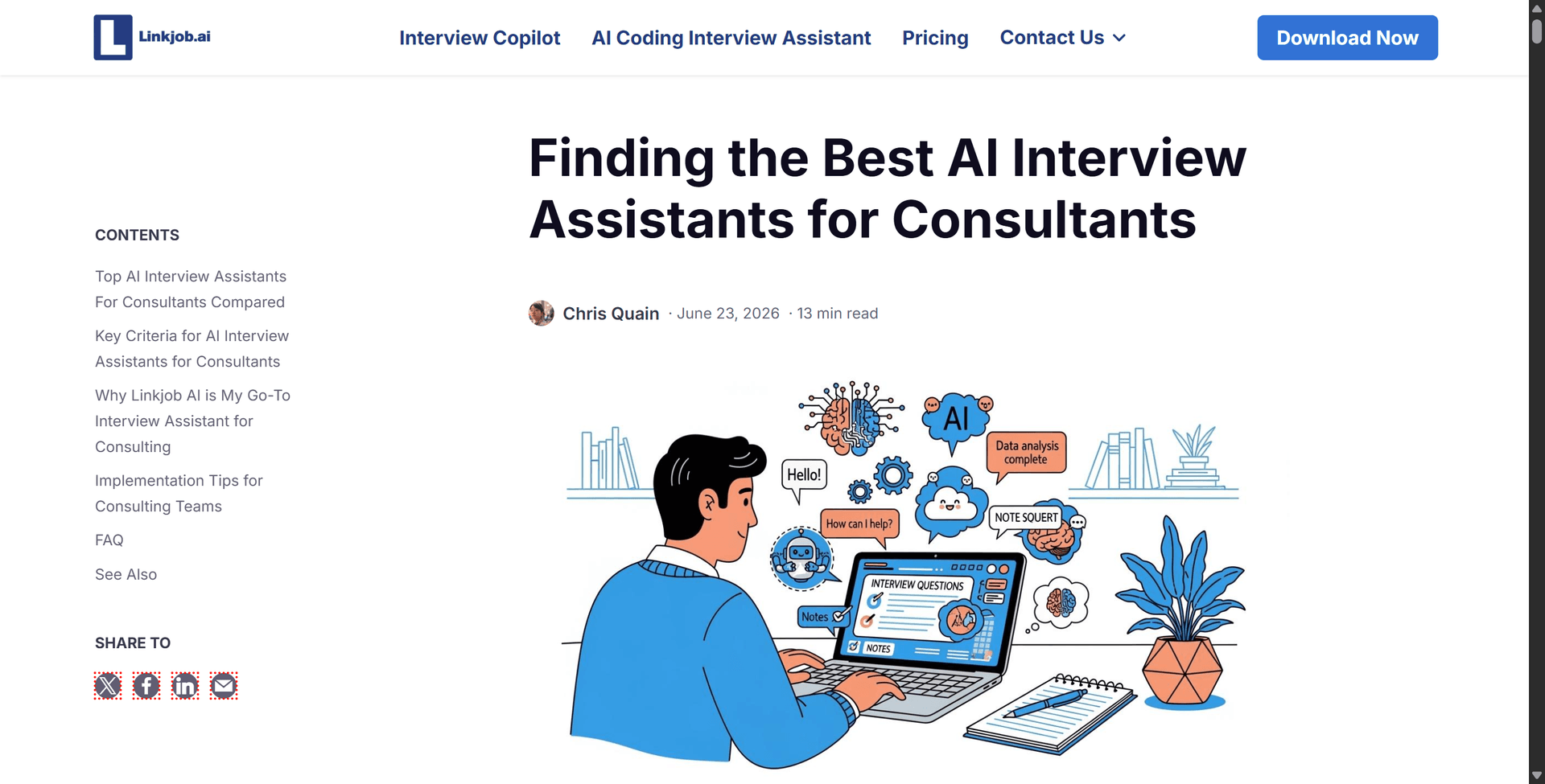 Finding the Best AI Interview Assistants for Consultants - Product Image