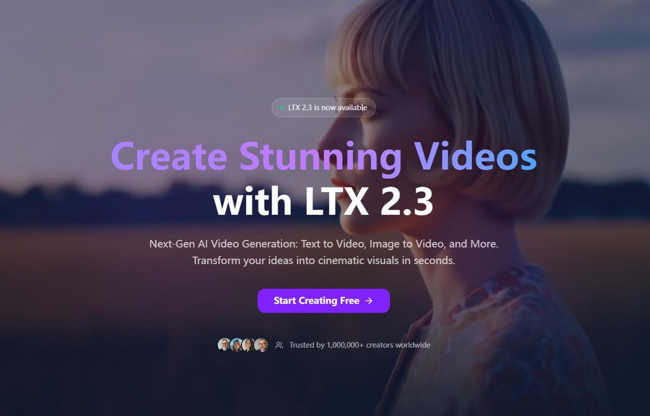 LTX 2.3 AI Video Generator - Product Image
