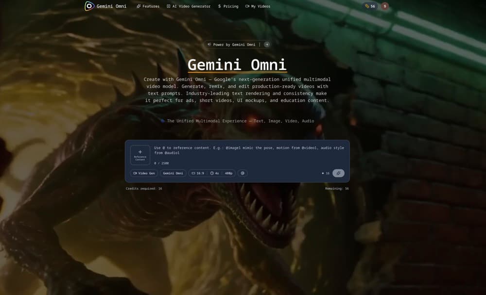 :Gemini Omni - Product Image