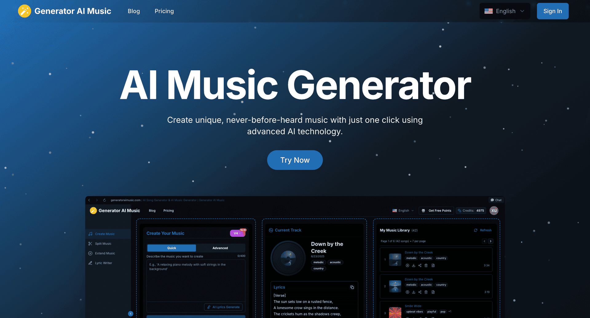 AI Music Generator - Product Image