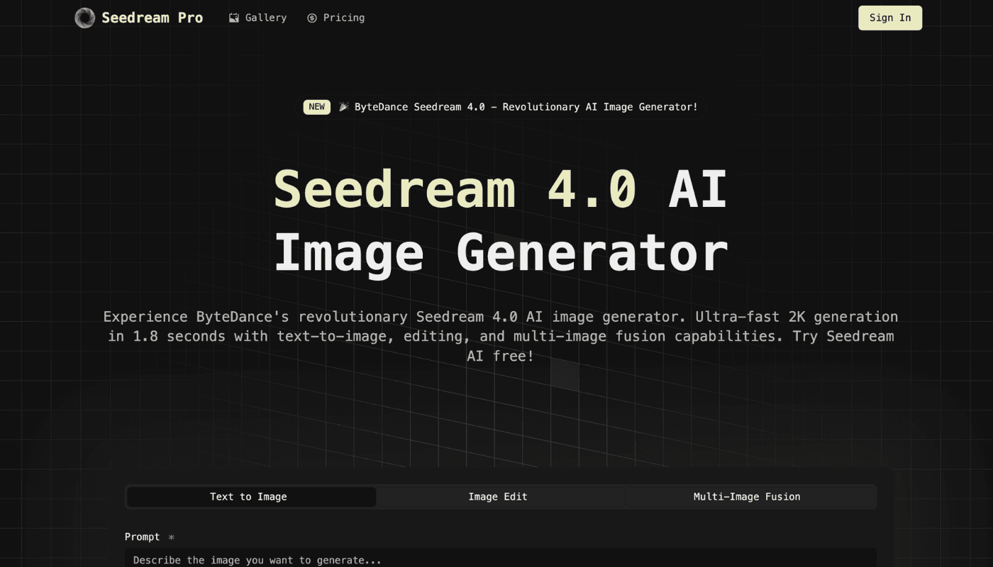 Seedream Pro - Product Image