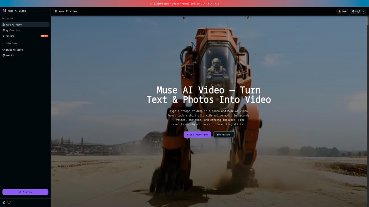 Muse AI Video - Product Image