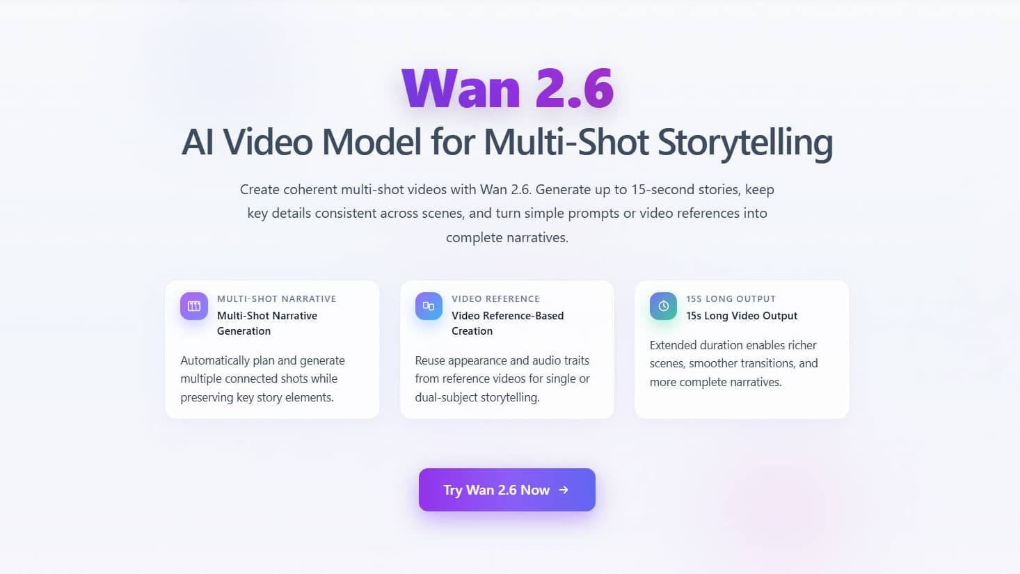 Wan 2.6 - Product Image